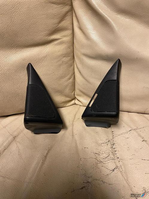 Bmw E32 tweeters speakerkapjes zwart E34 speakers 7-serie M, Auto diversen, Autoradio's, Ophalen of Verzenden