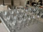 20 cristal glazen jaren 80, Verzamelen, Ophalen of Verzenden, Zo goed als nieuw, Waterglas