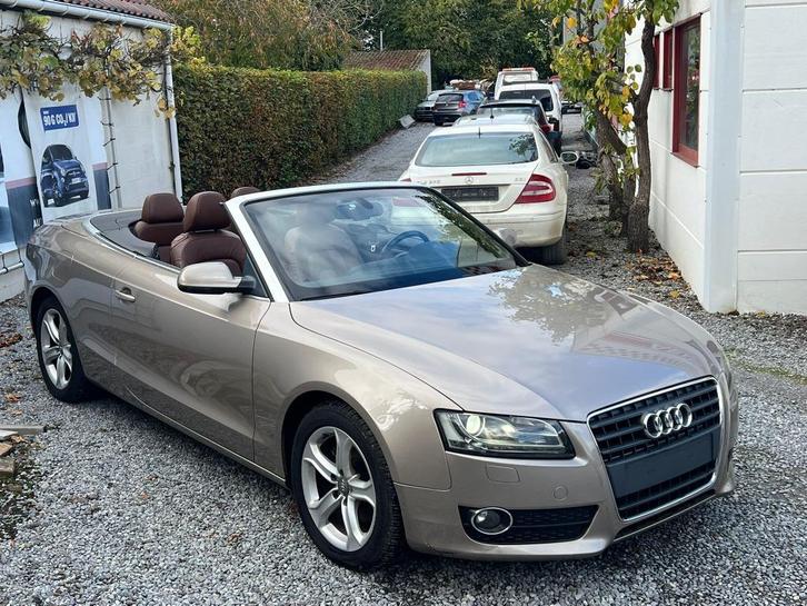 Audi a5 cabrio / 2.0 / benzine, Auto's, Audi, Bedrijf, A5, Zetelverwarming, Benzine, Euro 5, Leder, Ophalen