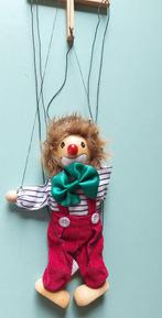 clown  marionet, Verzamelen, Ophalen, Zo goed als nieuw, Pop