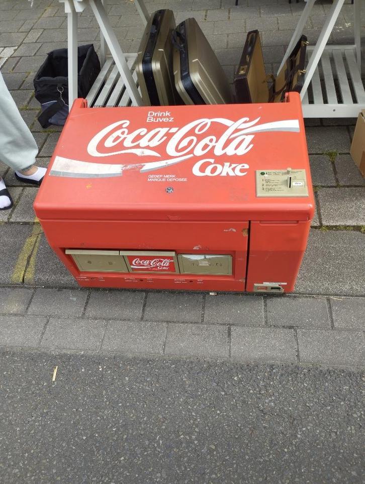 VINTAGE COCA-COLA blikkenautomaat, Verzamelen, Merken en Reclamevoorwerpen, Gebruikt, Gebruiksvoorwerp, Ophalen