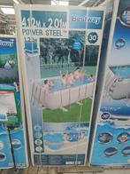bestway power steel zwembad 4.12 x 2.01 x 1.22m, Tuin en Terras, Zwembaden, Ophalen, 200 tot 300 cm, 80 tot 120 cm, Nieuw