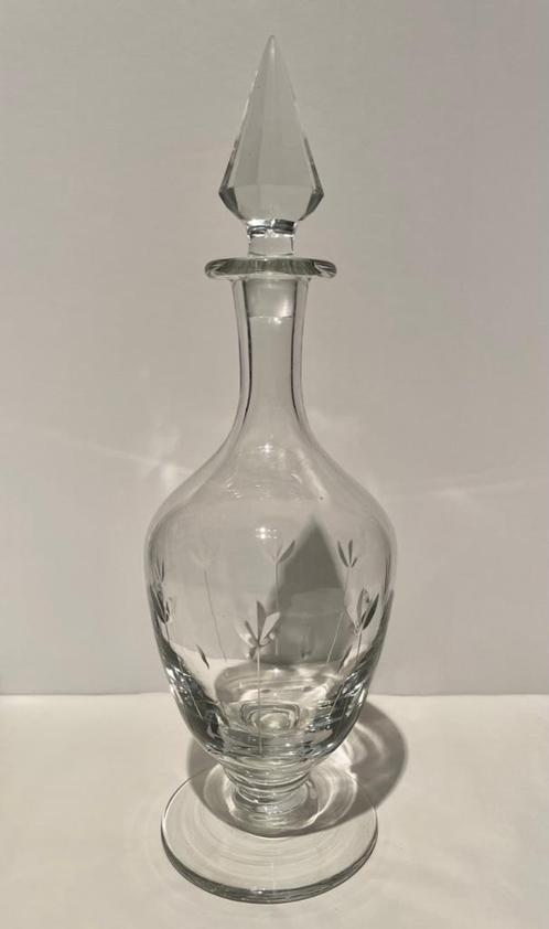 Antieke Kristallen Karaf kompleet met stop., Antiek en Kunst, Antiek | Glaswerk en Kristal, Ophalen of Verzenden