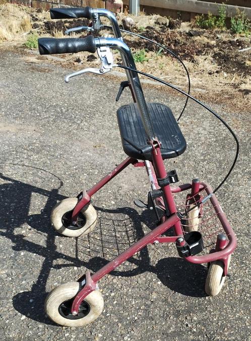 Rollator opvouwbaar, Diversen, Rollators, Gebruikt, Lichtgewicht, Opvouwbaar, Ophalen