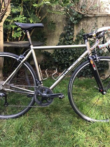 Joven titanium racefiets ( belgisch ), Fietsen en Brommers, Ophalen, Gebruikt