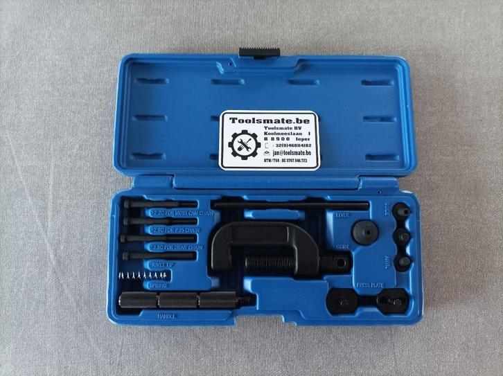 ensemble d'outils pour chaînes/clinker à chaîne avec 3 goupi, Autos : Divers, Outils de voiture, Neuf, Envoi