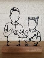 Gepersonaliseerde lijnsilhouette van een foto, tekening etc., Ophalen of Verzenden