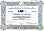Deutsche Dampfschifffahrts-Gesellschaft HANSA 1933, Postzegels en Munten, Ophalen of Verzenden, 1920 tot 1950, Aandeel