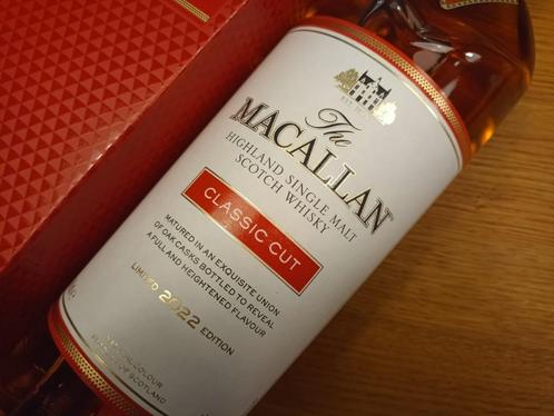 The Macallan Classic Cut 2022 whisky, Collections, Vins, Neuf, Autres types, Autres régions, Pleine, Enlèvement