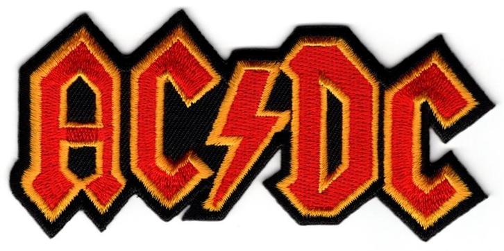 ACDC stoffen Opstrijk patch embleem #1, Verzamelen, Muziek, Artiesten en Beroemdheden, Nieuw, Kleding, Verzenden
