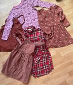 5 winterjurkjes maat 128, Kinderen en Baby's, Kinderkleding | Maat 128, Ophalen, Zo goed als nieuw, Meisje, Jurk of Rok