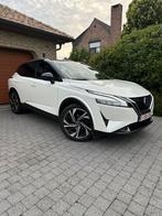 Nissan Qashqai TEKNA Plus, 2022, 75.000km, Full Option!, Auto's, Automaat, Zwart, Wit, Leder