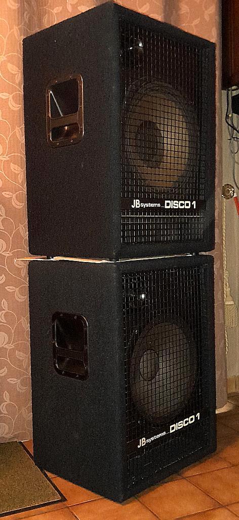 JB.Disco 2 Basboxen met Dome tweeter, TV, Hi-fi & Vidéo, Enceintes, Comme neuf, Autres types, Autres marques, Enlèvement