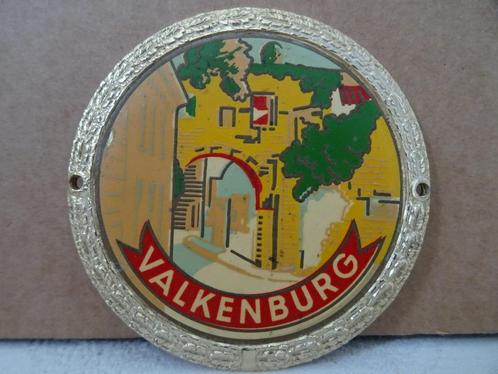 Valkenburg bordje automascotte grilplaatje vintage zeldzaam, Antiek en Kunst, Curiosa en Brocante, Ophalen of Verzenden