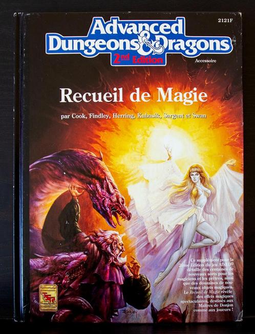 AD&D 2nd Ed-Recueil de Magie (Hard Cover TSR 1993), Hobby en Vrije tijd, Wargaming, Zo goed als nieuw, Overige soorten, Boek of Catalogus