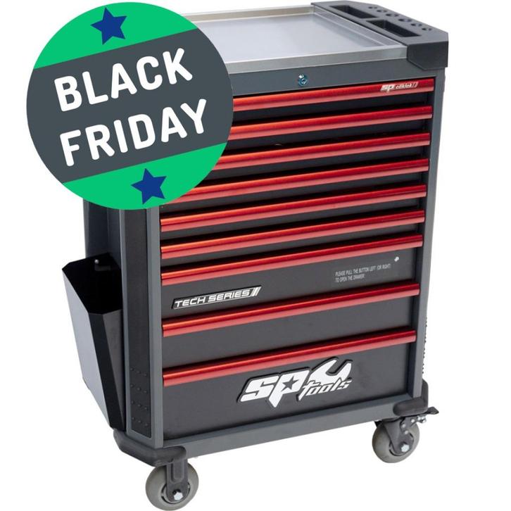 SP TOOLS | TECH SERIES GEVULDE GEREEDSCHAPSWAGEN 366 DLG, Auto diversen, Autogereedschap, Nieuw, Verzenden