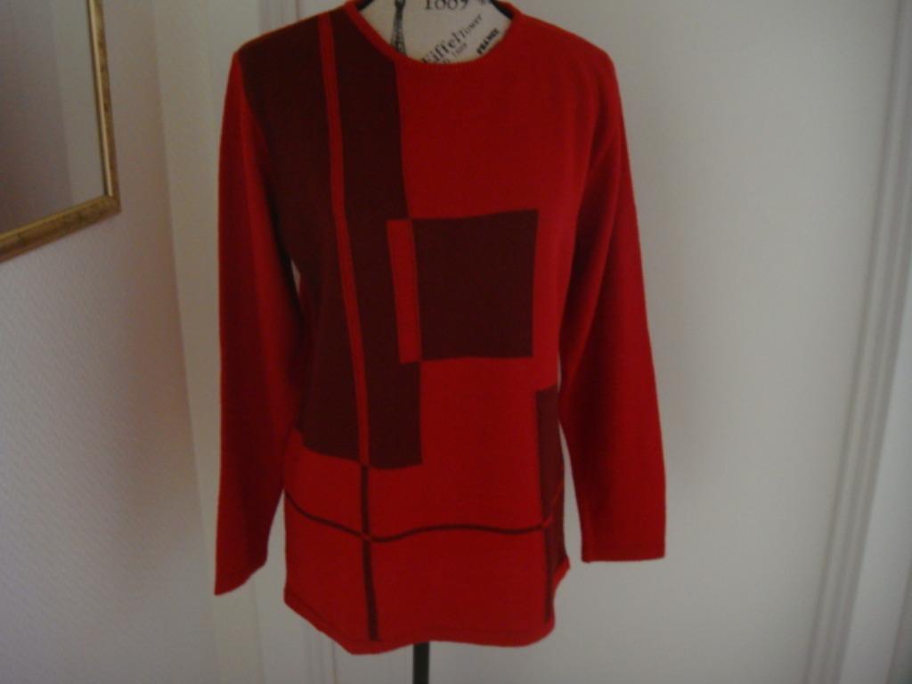 Pull bordeaux marque "Bleu Bonheur" taille 40, Maat 38/40 (M), Blauw, Ophalen of Verzenden, "Bleu Bonheur"