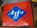 Emaille bord Agfa, Verzamelen, Merken en Reclamevoorwerpen, Ophalen of Verzenden, Zo goed als nieuw