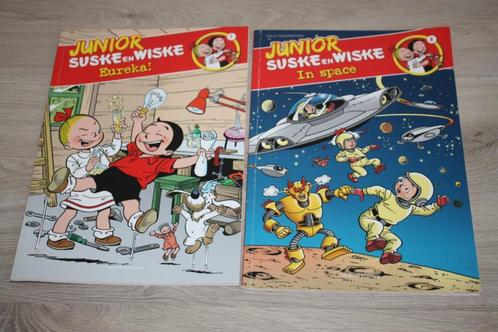 2 strips Junior Suske en Wiske 7 en 8 , Jeff Broeckx, Boeken, Stripverhalen, Zo goed als nieuw, Meerdere stripboeken, Ophalen of Verzenden
