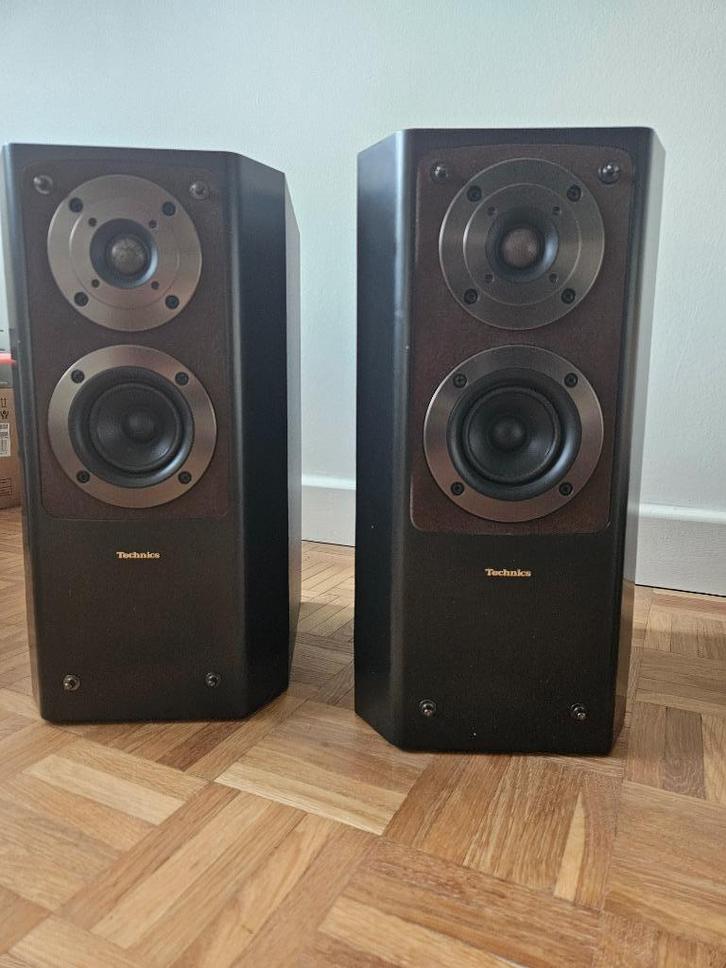 Technics SB-CA1060 speakerset, Audio, Tv en Foto, Luidsprekerboxen, Gebruikt, Front, Rear of Stereo speakers, Minder dan 60 watt