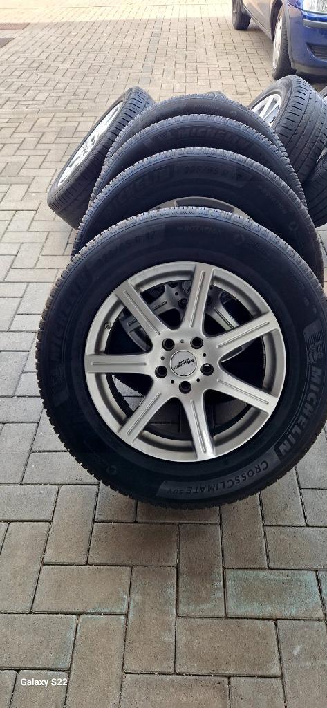 banden en velgen  225 65 17", Auto-onderdelen, Banden en Velgen, Banden en Velgen, All Season, 17 inch, 225 mm, Personenwagen