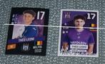 RSC Anderlecht / Theo Leoni  / 2 stickers, Verzamelen, Sportartikelen en Voetbal, Verzenden, Nieuw, Poster, Plaatje of Sticker