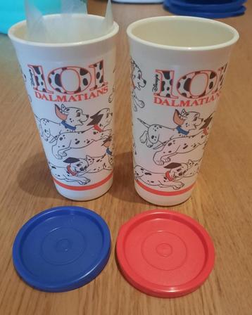 2 Bekers dalmatiërs tupperware - NIEUW, Enlèvement, Neuf, Rouge