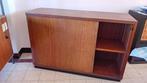 Meuble de bureau à volet vintage, Teck, 25 à 50 cm, Moins de 100 cm, Vintage