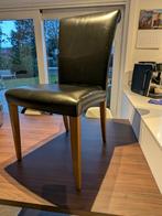 poltrona frau stoelen 8, Huis en Inrichting, Ophalen, Gebruikt, Zwart, Hout