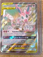 POKEMON  DE TOP TAG TEAM GX KAART  GARDEVOIR EN SYLVEON, Hobby en Vrije tijd, Verzamelkaartspellen | Pokémon, Ophalen of Verzenden