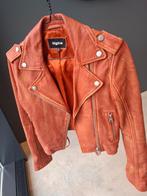 TIGNA S oranjerood suedeleer perfecto, Kleding | Dames, Nieuw, Ophalen of Verzenden, Tigha, Maat 36 (S)