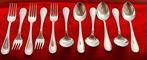 Set van 11 verzilverd bestek - periode: +/- 1940., Antiek en Kunst, Antiek | Bestek, Ophalen of Verzenden