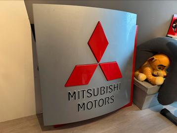 Mitsubishi lichtreclame bord 