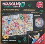 Puzzel Wasgij – De Warme Kerstsfeer – 950 stuks, Ophalen of Verzenden, 500 t/m 1500 stukjes, Gebruikt, Legpuzzel