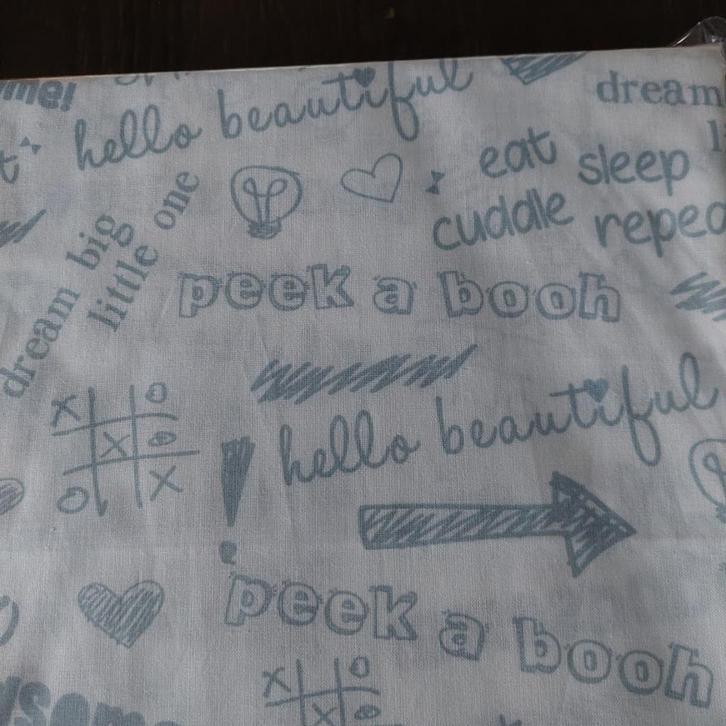 Dekbedovertrek babybedje, Kinderen en Baby's, Kinderkamer | Beddengoed, Nieuw, Dekbedovertrek, Wit, Jongetje of Meisje, Ophalen