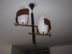 lustre spoutnik vintage, Huis en Inrichting, Lampen | Hanglampen, Ophalen, Gebruikt, Glas, 50 tot 75 cm