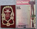 2 boeken Macrame, Ophalen of Verzenden, Gelezen