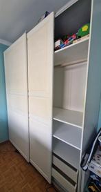 Grande armoire vec porte coulissantes, Ophalen, Zo goed als nieuw, Metaal