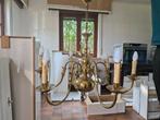 Goud chandelier, Huis en Inrichting, Ophalen of Verzenden, Zo goed als nieuw