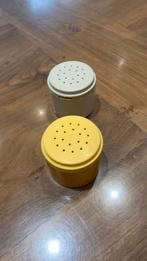 Tupperware vintage kruidpotjes 2 stuks,zie ook ander/zoekers, Ophalen, Gebruikt