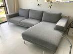 Stoffen zetel - Grijs, Huis en Inrichting, Zetels | Zetels, Ophalen, 250 tot 300 cm, Gebruikt, 100 tot 125 cm
