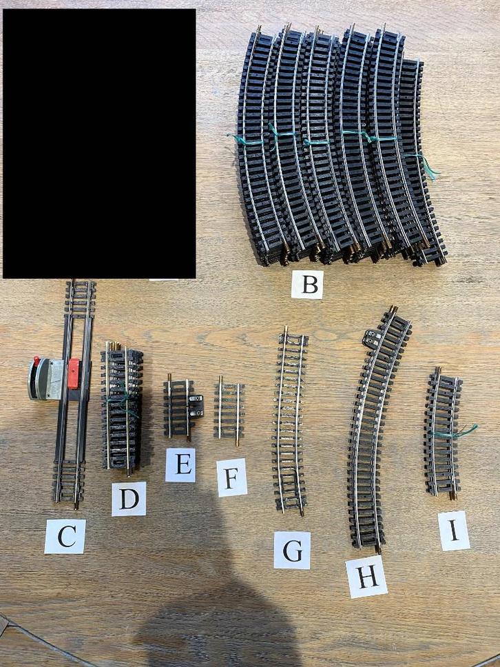 HO Lima treinsporen/rails (702), Hobby en Vrije tijd, Modeltreinen | H0, Gebruikt, Rails, Gelijkstroom, Lima, Ophalen of Verzenden