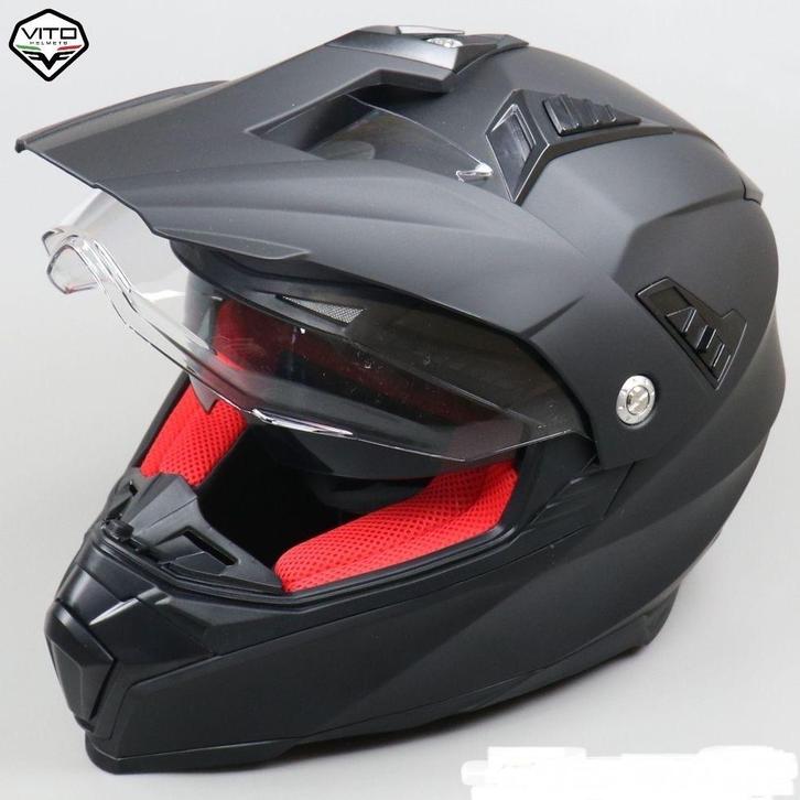 Nieuwe Vito Molino cross helm met vizier, Motoren, Kleding | Motorhelmen, Offroadhelm, XL, Overige merken, Nieuw met kaartje, Ophalen of Verzenden