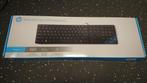 HP Desktop 320K toetsenbord met kabel (9SR37AA) - gratis ver, Verzenden, HP, Bedraad, Nieuw