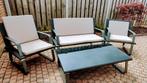 Tuinset + tafel en hoes, Ophalen, Zo goed als nieuw, Aluminium