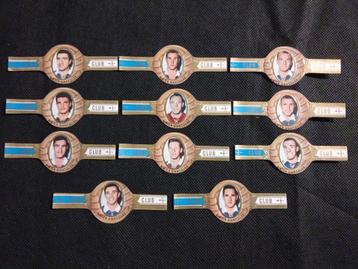 11 x Sigarenband Voetbal AA Gent +- 1960 ( volledig) beschikbaar voor biedingen