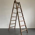 Authentieke ladder, Doe-het-zelf en Bouw, Ladders en Trappen, 2 tot 4 meter, Ladder, Gebruikt, Ophalen of Verzenden
