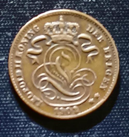 1 cent VL 1902/01 - Leopold II, Postzegels en Munten, Munten | België, Losse munt, Verzenden