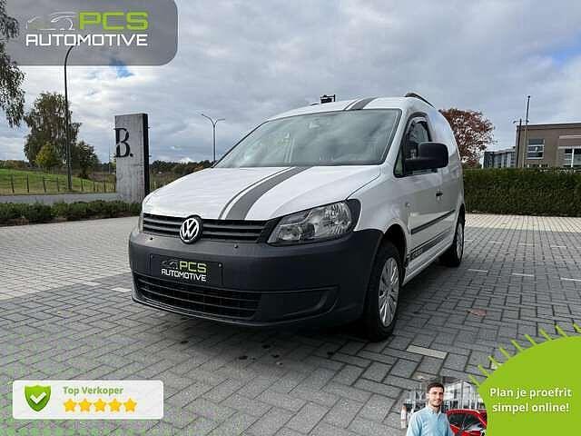 Volkswagen Caddy 1.6 TDi / 128.400 km / 12 maanden waarborg, Auto's, Bestelwagens en Lichte vracht, Bedrijf, Airbags, Centrale vergrendeling