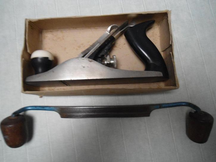 Vlakschaaf / oude handschaaf, Antiquités & Art, Antiquités | Outils & Instruments, Enlèvement